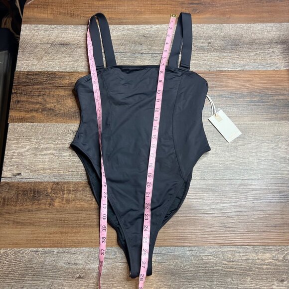 NWT Good American Contour One Piece Swimsuit GSW0243 Black Size 3 Large - Picture 11 of 14